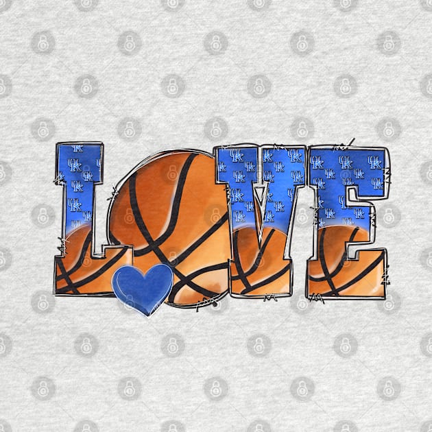 Love Kentucky Wildcat Basketball by Sheila’s Studio